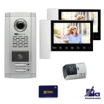 پکیج آیفون تصویری کارتی سه واحدی تابا TVD-5-70